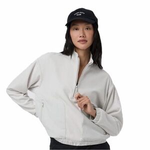 Vuori Aspen half zip small grey